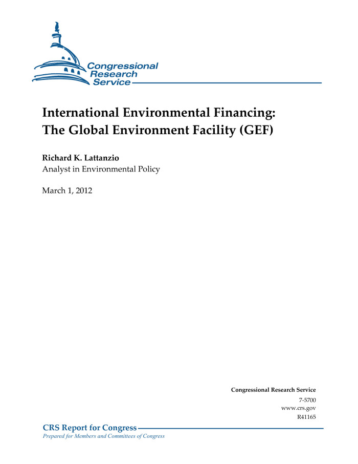 global environmental facility